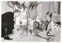 (152) Albert& Paola with 1 year old Philippe, 1961