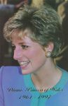 (1433) Memorial card princess Diana, 1997
