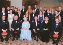 (545) Group Royal on occasion of Diamond Wedding Anniversary, 2007 (small card 15 x 10,5 cm)