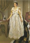 (1642) Queen Elizabeth (painting 1954-56)