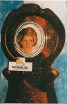 (1027) Memorial card princess Diana (French postcard)