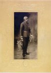 (2) Emperor Franz Joseph, ca. 1900 (modern postcard)