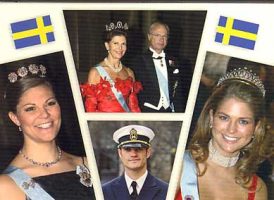 (288) Swedish Royal Family (15 x 10,5 cm)