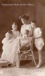 (335) Crown Princess Cecilie with 4 sons, 1911