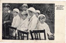 (107) Grand Duchess Charlotte and children, c. 1930's