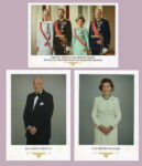 (504) Set of 3 postcards of Harald, Sonja, Haakon and Mette-Marit